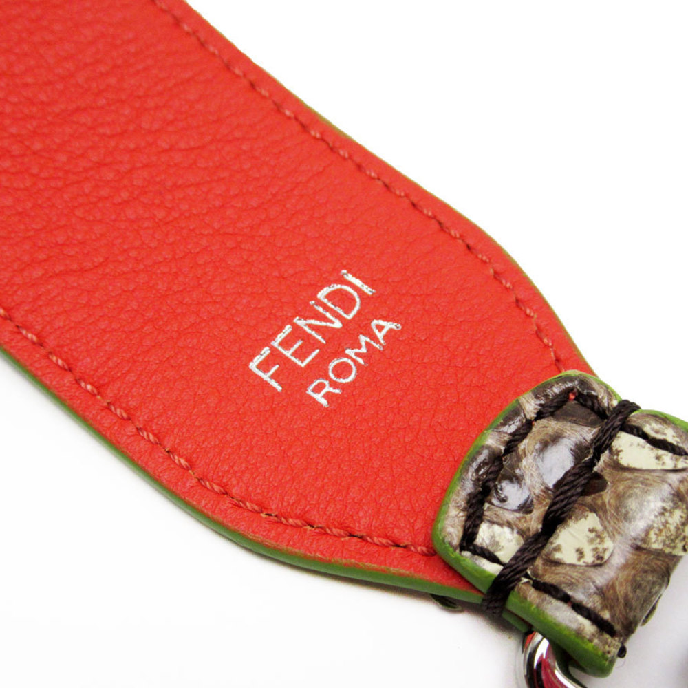 Fendi Python Leather Shoulder Strap Brown - image 8